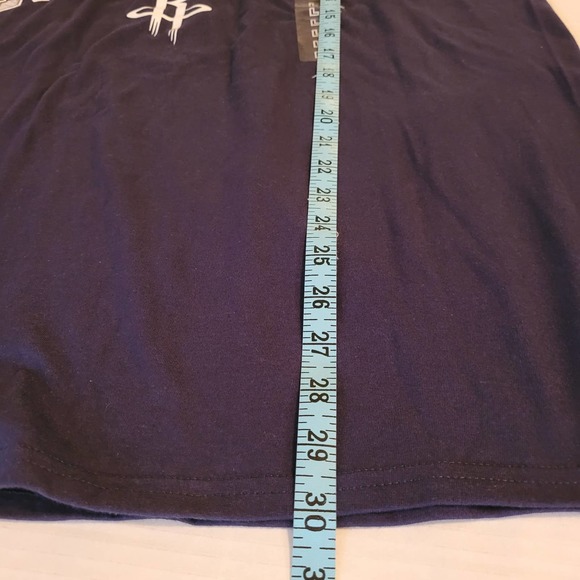 Fanatics NWT NBA‎ Rockets Bannerwave Short Sleeve Navy Cotton T-Shirt Size Large - Picture 6 of 6